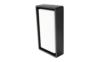 Frame vegg/taklampe 8W LED, Svart-Utebelysning vegg veggskjold-Sg Armaturen As-3100427-Lightup.no