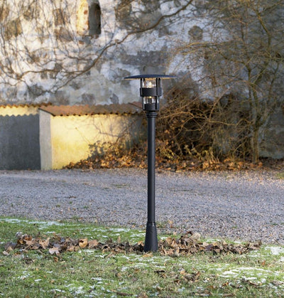 Freja 120 cm stolpelykt-Utebelysning stolpe-Konstsmide-523-750+577-750-Lightup.no