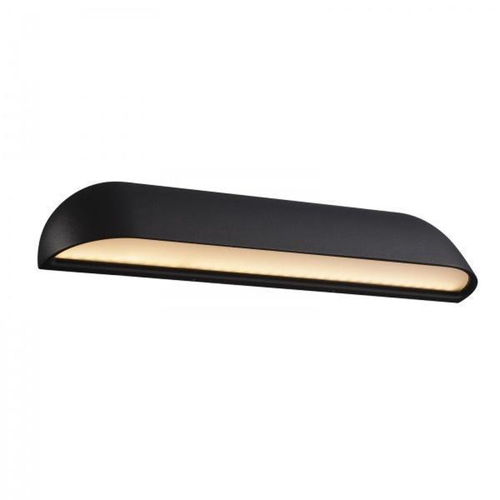 Front 36 vegglampe - Svart-Utebelysning vegg opp og ned-Nordlux-Svart-84091003-Lightup.no