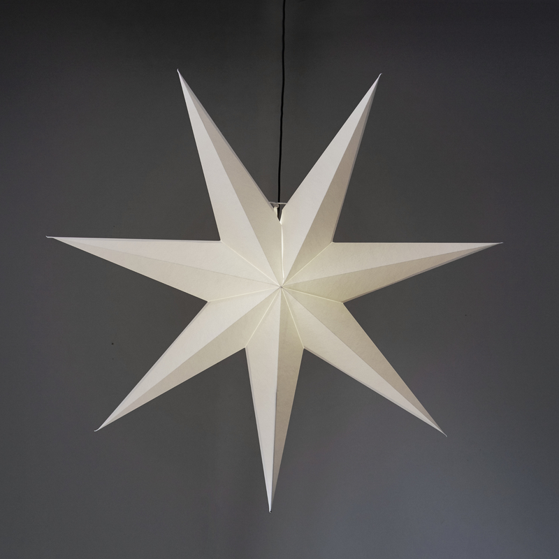 Frozen adventsstjerne 100 cm - Hvit-Julebelysning adventstjerne-Star Trading-231-92-Lightup.no