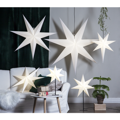 Frozen adventsstjerne 100 cm - Hvit-Julebelysning adventstjerne-Star Trading-231-92-Lightup.no