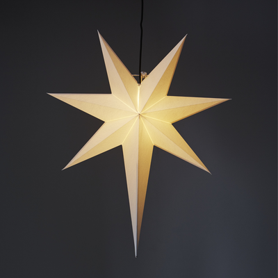 Frozen adventsstjerne 55cm - Hvit-Julebelysning adventstjerne-Star Trading-231-90-Lightup.no