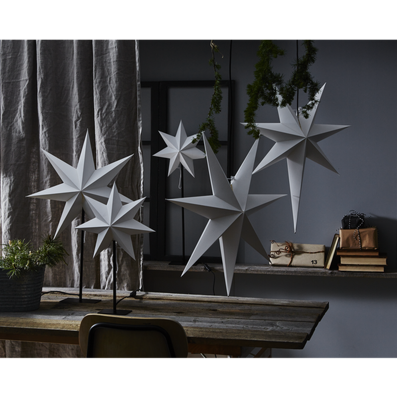 Frozen adventsstjerne 55cm - Hvit-Julebelysning adventstjerne-Star Trading-231-90-Lightup.no