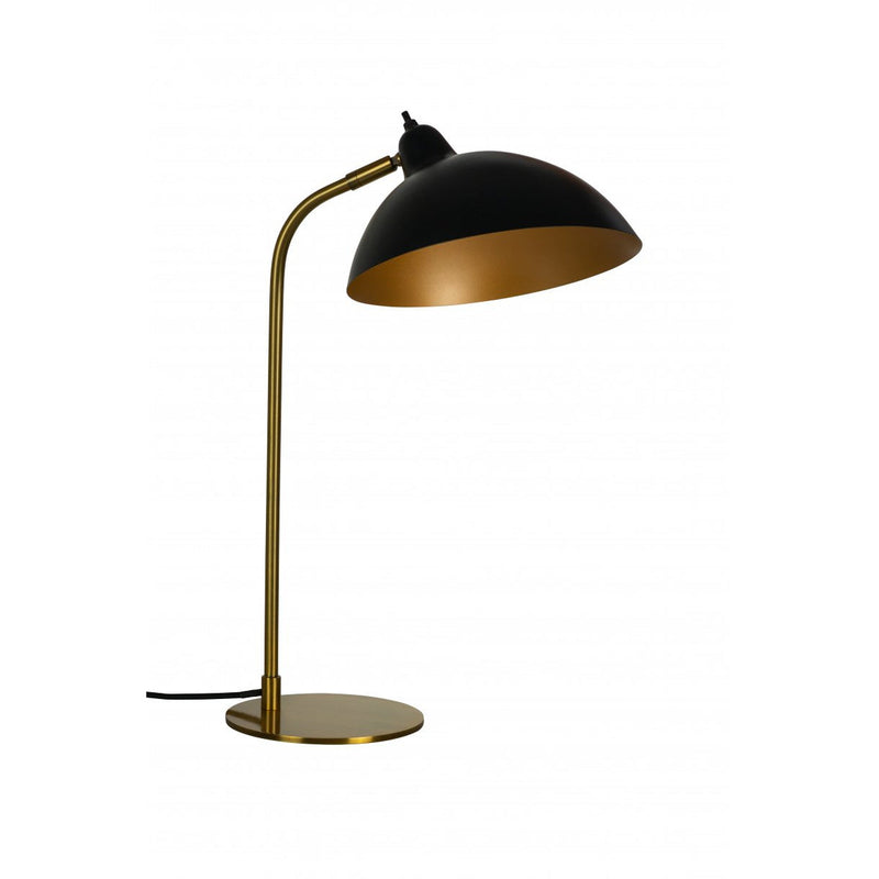 Futura bordlampe - Svart/Messingfarget-Bordlamper-Dyberg Larsen-DL-7220-Lightup.no