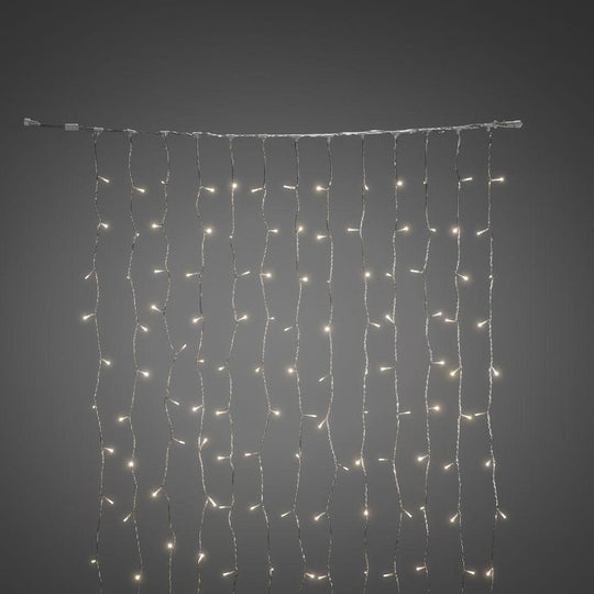 Gardinslynge 1,1m x 2,0m - Varmhvit led - 31V system-Lysslynge-system 31V-Konstsmide-4825-107-Lightup.no