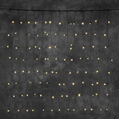 Gardinslynge 1m x 1m - Amber LED - 31V system-Lysslynge-system 31V-Konstsmide-4814-807-Lightup.no