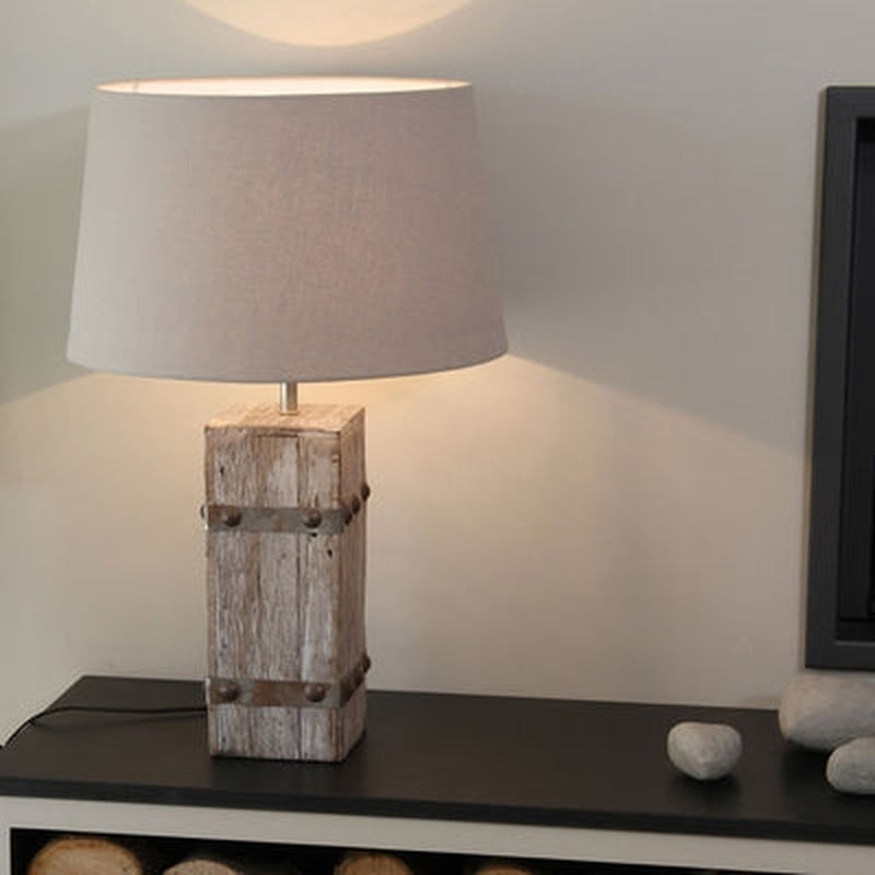 Gatto bordlampe tre og metall m/skjerm-Bordlamper-Pacific Lifestyle-4047-C-Lightup.no
