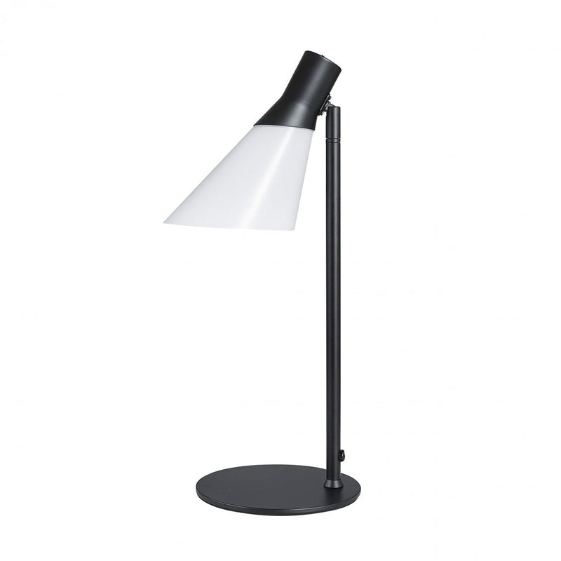 Gent bordlampe - Svart/Opal-Bordlamper-Dyberg Larsen-DL-8183-Lightup.no