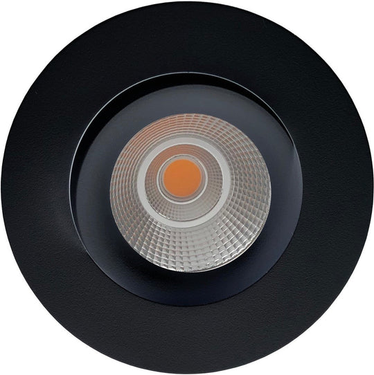 Georgia 360 lavtbyggende downlight 7W 2700K RA97 Dimbar IP44 - Svart-Downlight lavtbyggende-NorDesign-Svart-190972705-Lightup.no