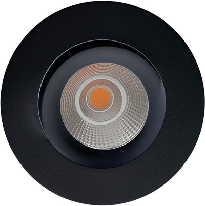 Georgia 360 lavtbyggende downlight 7W 2700K RA97 Dimbar IP44 - Svart-Downlight lavtbyggende-NorDesign-190972705-Lightup.no