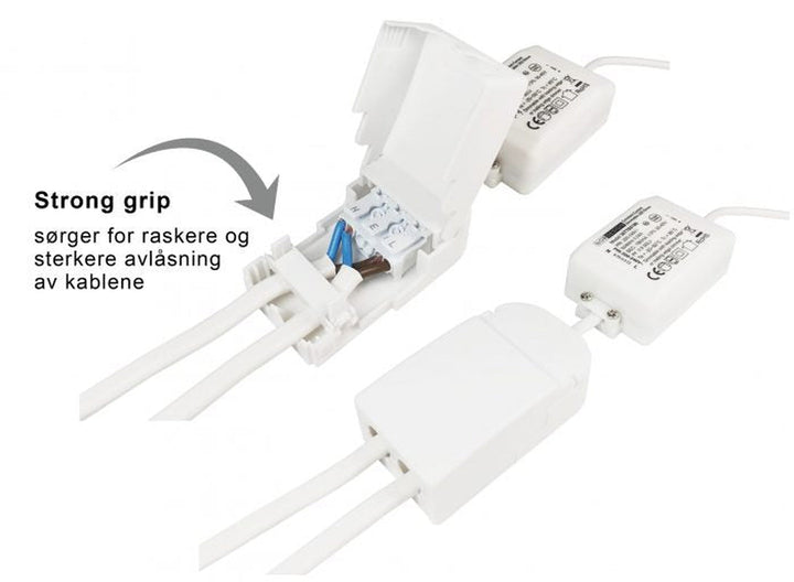 Georgia 360 lavtbyggende downlight firkantet 7W 3000K RA97 Dimbar IP44 - Svart-Downlight lavtbyggende-NorDesign-Svart-191973005+307760180v2-Lightup.no