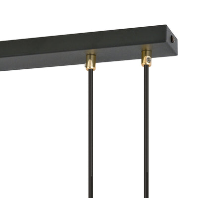 Glam takpendel 4 lys - Svart/Opal-Takpendler-Emibig-1112/4-Lightup.no