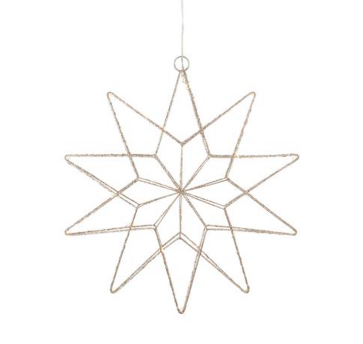 Gleam adventsstjerne 31 cm - Gull-Julebelysning adventstjerne-Marksløjd-705751-Lightup.no