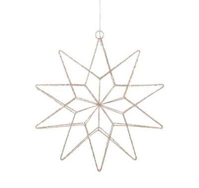 Gleam adventsstjerne 31 cm - Gull-Julebelysning adventstjerne-Marksløjd-705751-Lightup.no