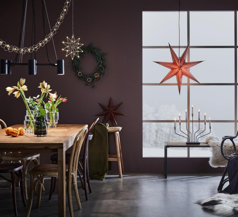 Gleam adventsstjerne 31 cm - Gull-Julebelysning adventstjerne-Marksløjd-705751-Lightup.no