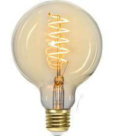 Globe E27 spiral filament 4W 2200K 95 mm dimbar - Klar-LED-pære E27 sokkel-Ms - belysning-Klar-801502-Lightup.no