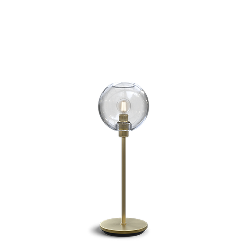 Gloria bordlampe E14 - Messing/Klart glass-Bordlamper-Belid-42761018-Lightup.no