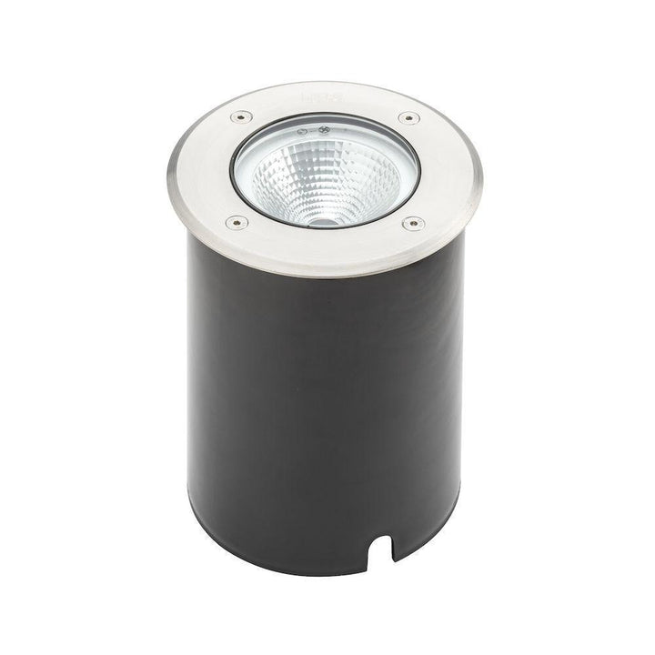Ground markspot rund utendørs IP65 10W Dimbar- Rustfritt stål-Utebelysning uplight-Konstsmide-Stål-7997-310-Lightup.no