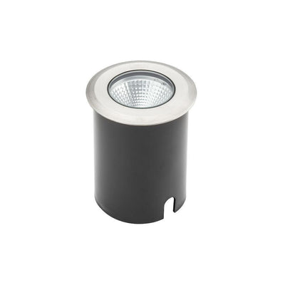 Ground markspot rund utendørs IP65 5W Dimbar- Rustfritt stål-Utebelysning uplight-Konstsmide-7996-310-Lightup.no