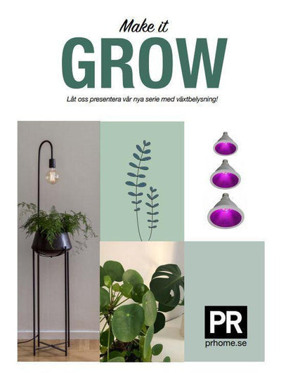 Grow plantelys IP65 E27 - 13 Watt-LED-pære E27 sokkel-Pr home of Scandinavia Ab-Prh__8203815-Lightup.no
