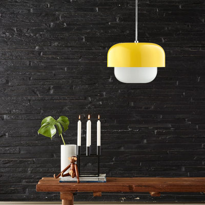 Haipot takpendel - Gul/Hvit-Takpendler-Dyberg Larsen-DL-8037-Lightup.no