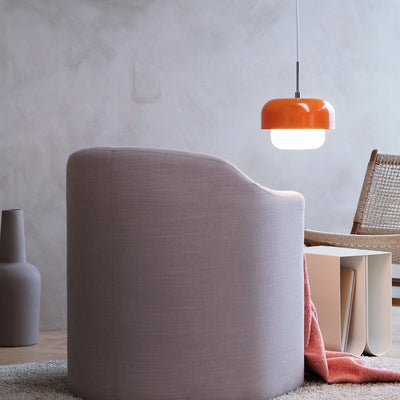 Haipot takpendel - Orange/Hvit-Takpendler-Dyberg Larsen-DL-7076-Lightup.no