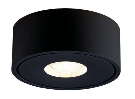 Halo 105 utenpåliggende downlight 8,9W Dimbar-Taklamper-NorDesign-Svart-511200905-Lightup.no