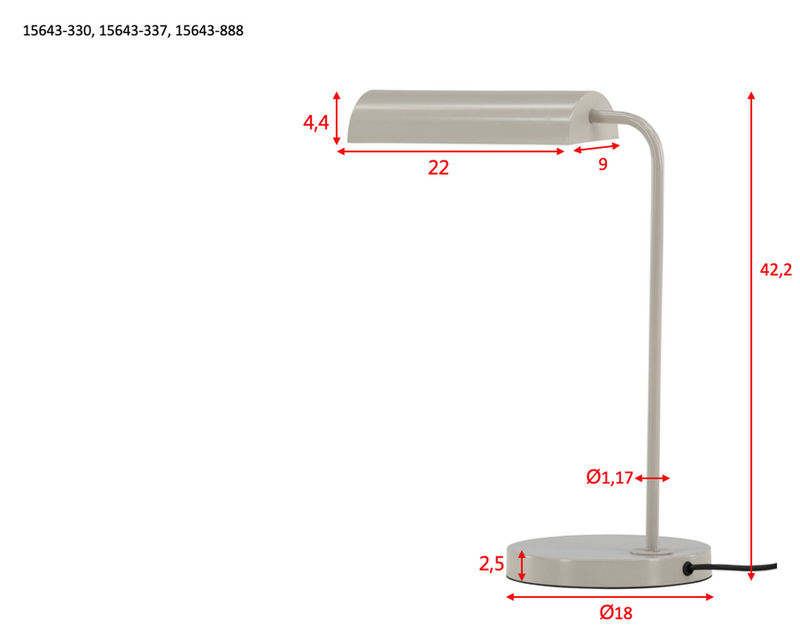 Harmonica bordlampe - Svart-Bordlamper-Venture Home-15643-888-Lightup.no