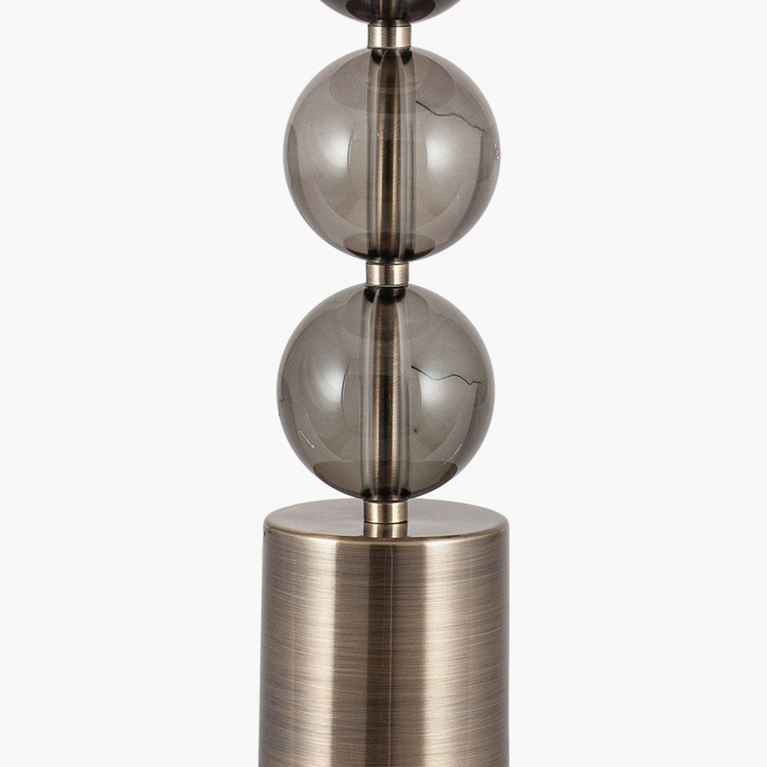 Harris bordlampe 63 cm - Antikkmessing/Røykfarget/Grå-Bordlamper-Pacific Lifestyle-30-801-C-Lightup.no