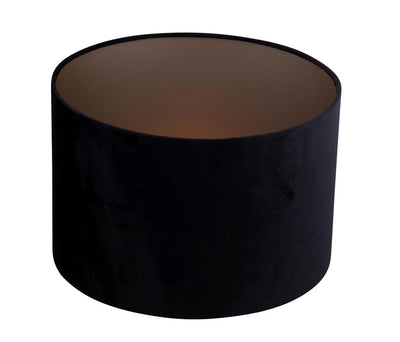 Havana gulvlampe med velour lampeskjerm og 2 leselys - Svart/Messingfarget-Gulvlamper-Scanlight-169799+169040-Lightup.no