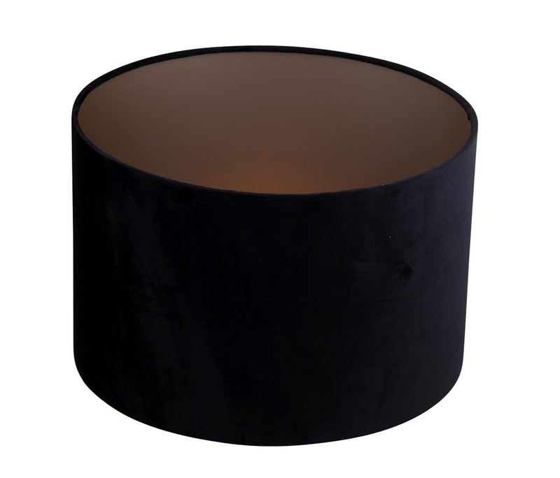 Havana gulvlampe med velour lampeskjerm og 2 leselys - Svart/Messingfarget-Gulvlamper-Scanlight-169799+169040-Lightup.no