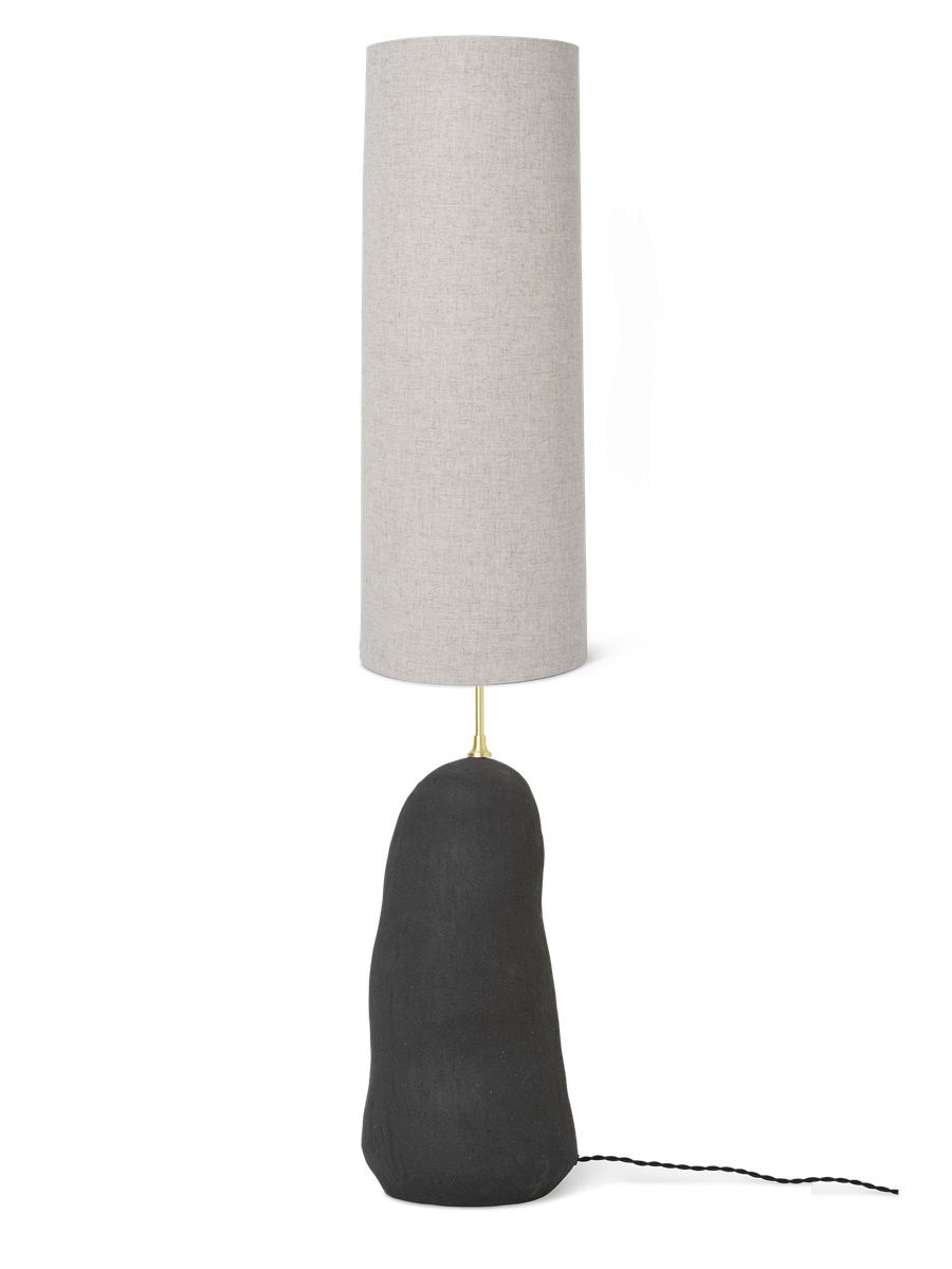 Hebe Gulvlampe Mørk grå/Natur-Gulvlamper-Ferm Living-Natur-Feg__100553101+100356206-Lightup.no