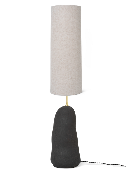 Hebe Gulvlampe Mørk grå/Natur-Gulvlamper-Ferm Living-Natur-Feg__100553101+100356206-Lightup.no