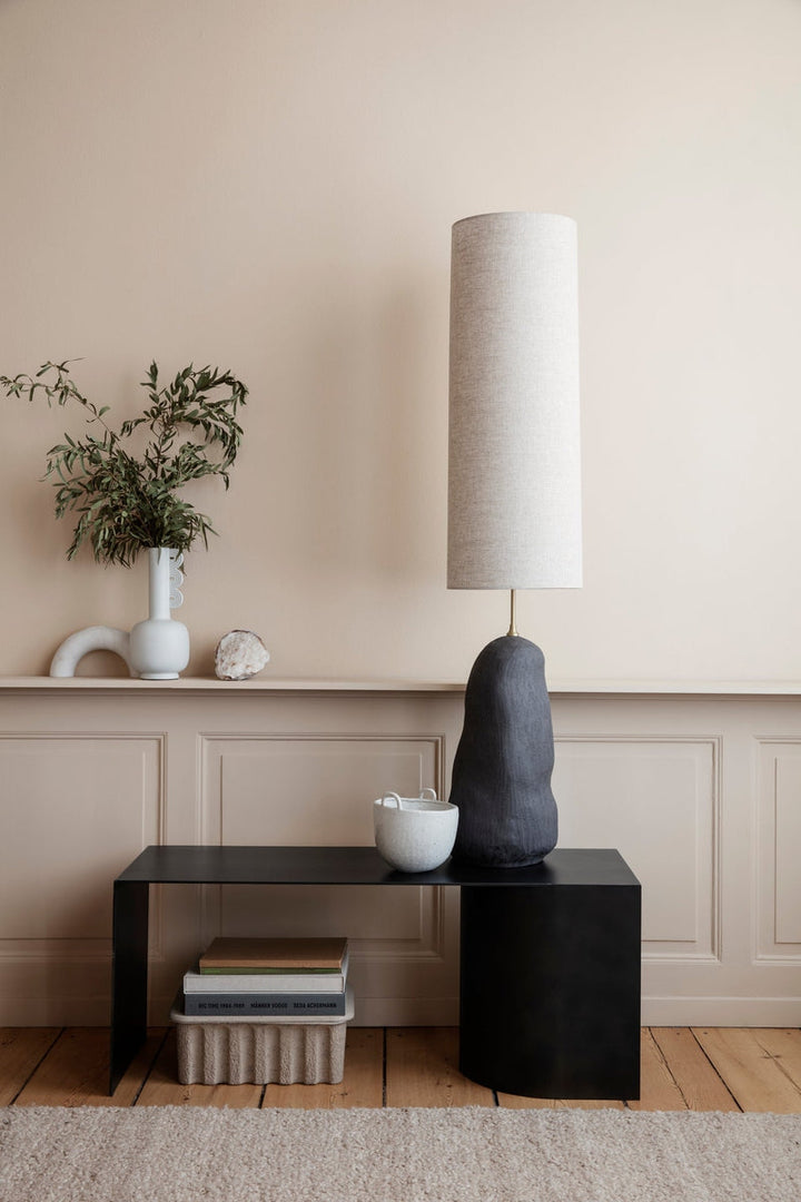 Hebe Gulvlampe Mørk grå/Natur-Gulvlamper-Ferm Living-Natur-Feg__100553101+100356206-Lightup.no