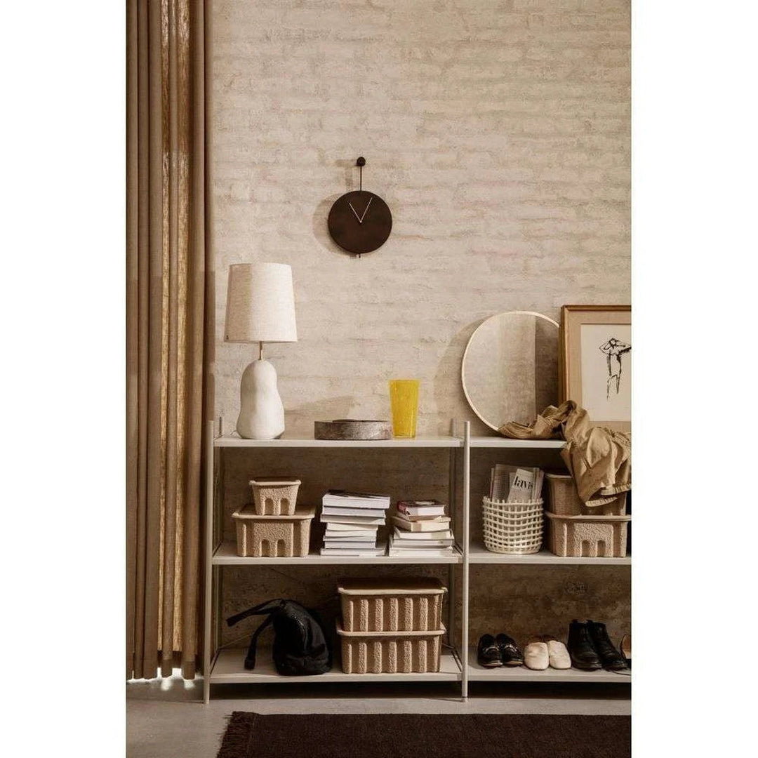 Hebe bordlampe Medium Hvit /Natur-Bordlamper-Ferm Living-Natur-Feg__100327202+100329206-Lightup.no