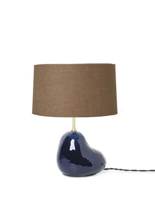 Hebe bordlampe Small Blå/Curry-Bordlamper-Ferm Living-Blå-Feg__100325719+ 100353302-Lightup.no
