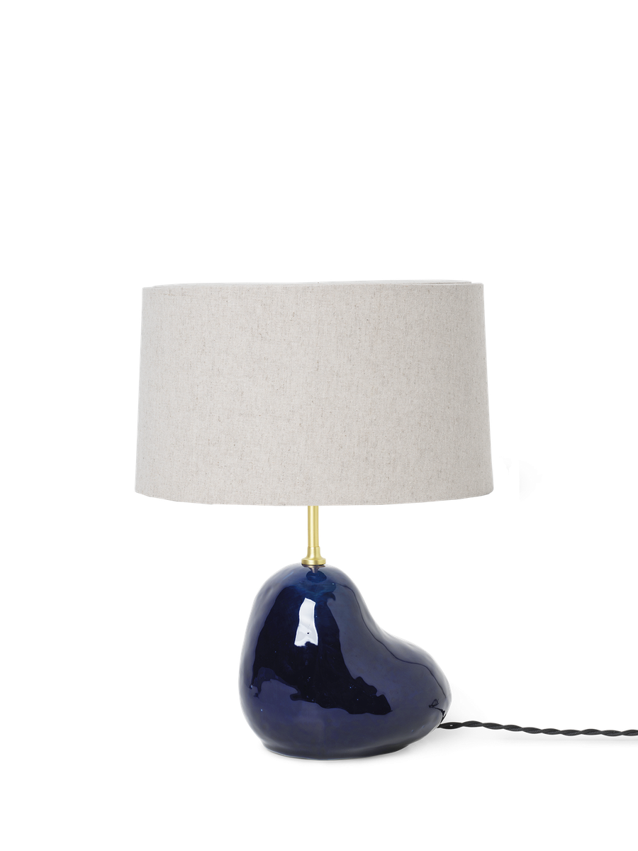 Hebe bordlampe Small Blå/Natur-Bordlamper-Ferm Living-Natur-Feg__100325719+100353206-Lightup.no