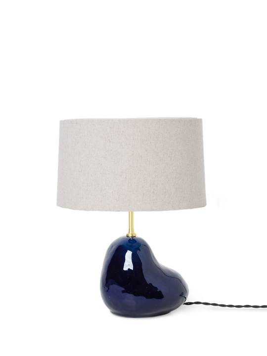 Hebe bordlampe Small Blå/Natur-Bordlamper-Ferm Living-Natur-Feg__100325719+100353206-Lightup.no