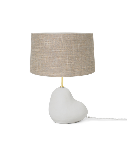 Hebe bordlampe Small Hvit /Sand-Bordlamper-Ferm Living-Hvit / Beige-Feg__100325202+1104264879-Lightup.no