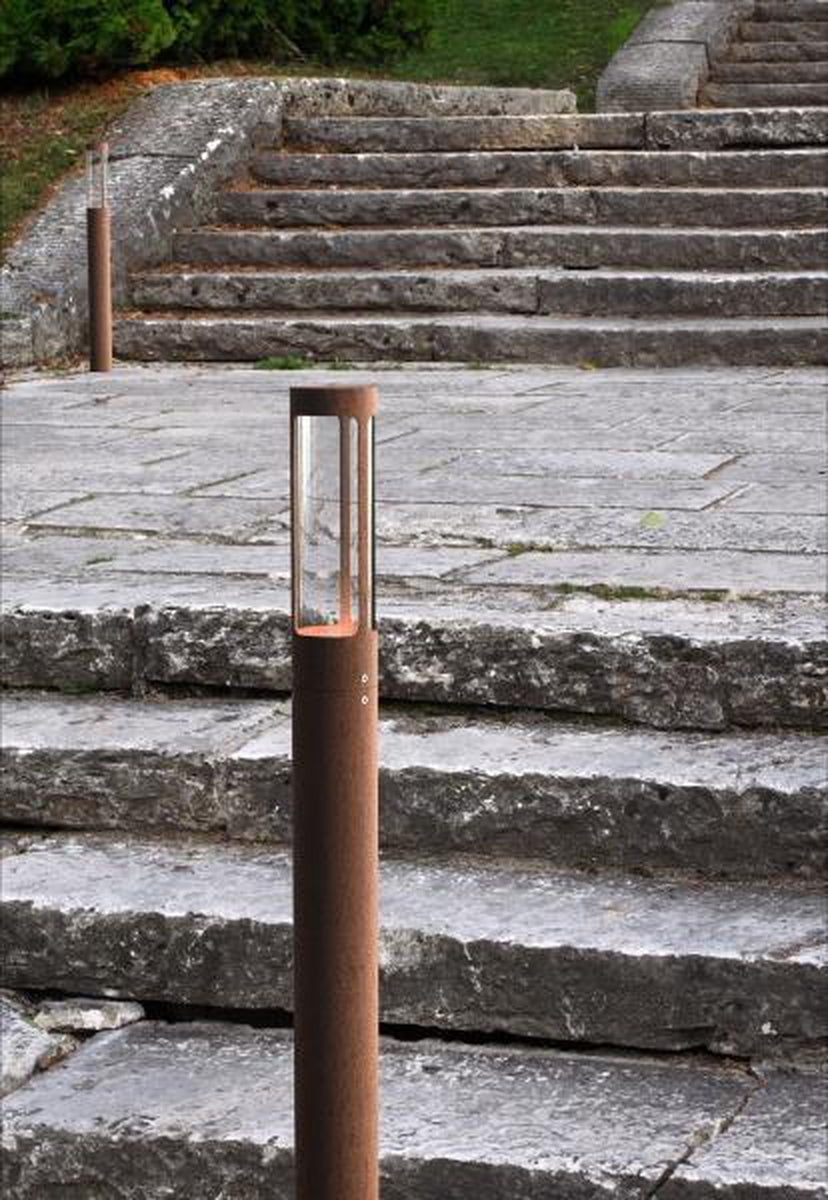 Helix pullert - Corten-Utebelysning pullert-Nordlux-Corten-77499938-Lightup.no
