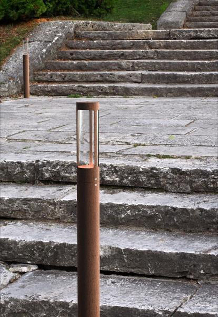 Helix pullert - Corten-Utebelysning pullert-Nordlux-Corten-77499938-Lightup.no