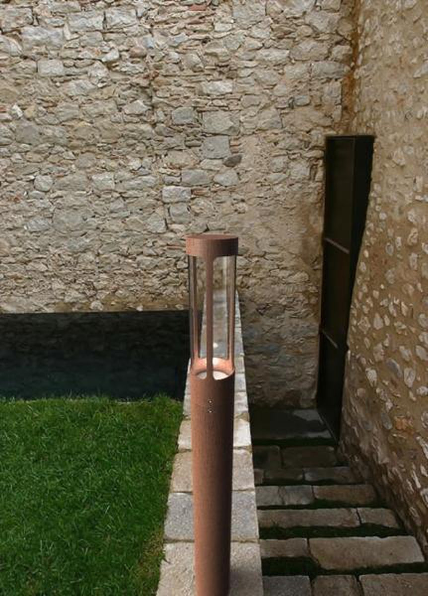 Helix pullert - Corten-Utebelysning pullert-Nordlux-Corten-77499938-Lightup.no