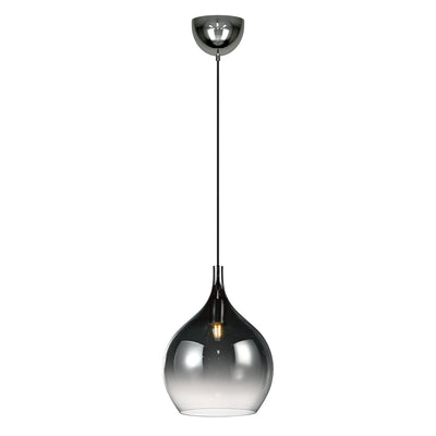 Hide takpendel 24 cm E27 - Krom/Røykfarget-Takpendler-Design by Grönlund-1626-55-Lightup.no