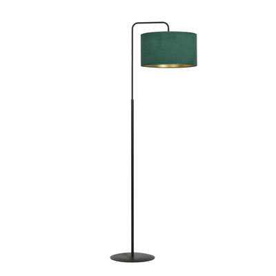Hilde gulvlampe - Grønn/Gullfarget-Gulvlamper-Emibig-1051/LP1-Lightup.no