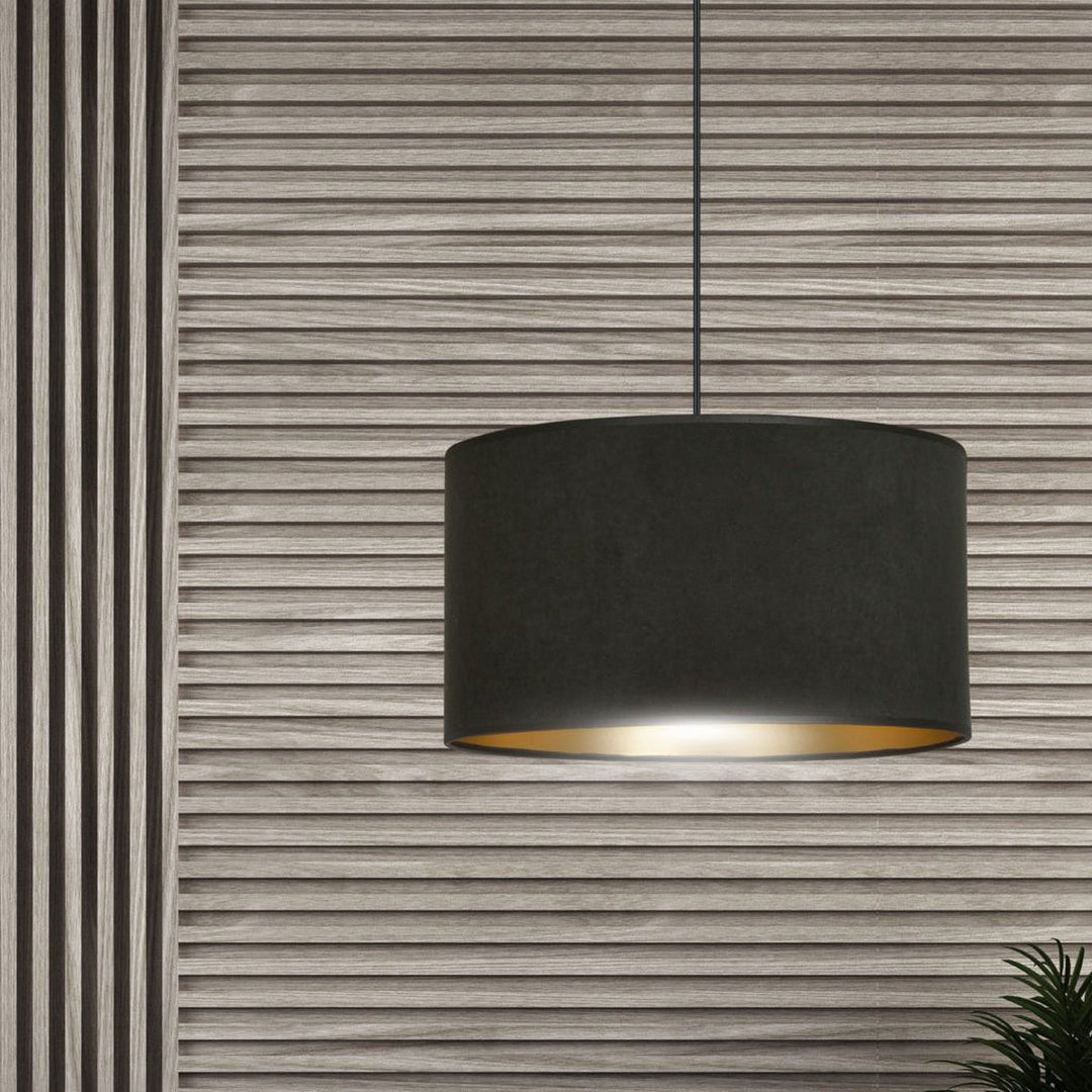 Hilde takpendel 35 cm - Svart/Gullfarget-Takpendler-Emibig-Svart / Gull-1054/1-Lightup.no