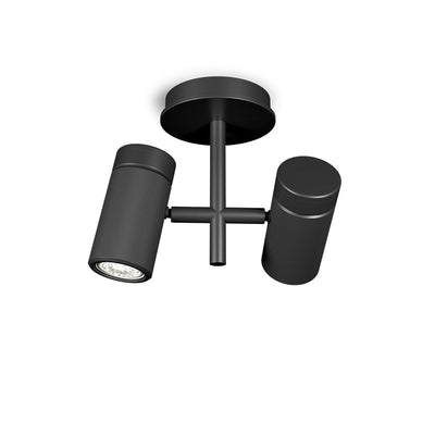 Holder taklampe 2-spotlight - Svart-Taklamper-Herstal-HB6557007-Lightup.no