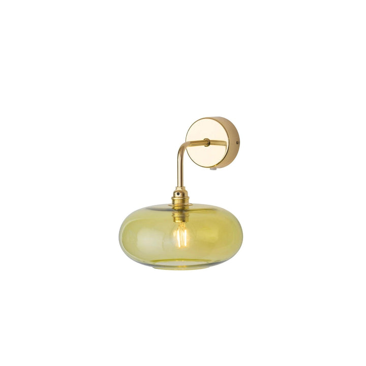 Horizon vegglampe -Oliven/gull-Vegglamper-EBB & FLOW-Gull / Grønn-LA101774W-Lightup.no