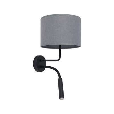 Hotell vegglampe - Svart/Grå-Vegglamper-Nowodvorski-N-9071-Lightup.no