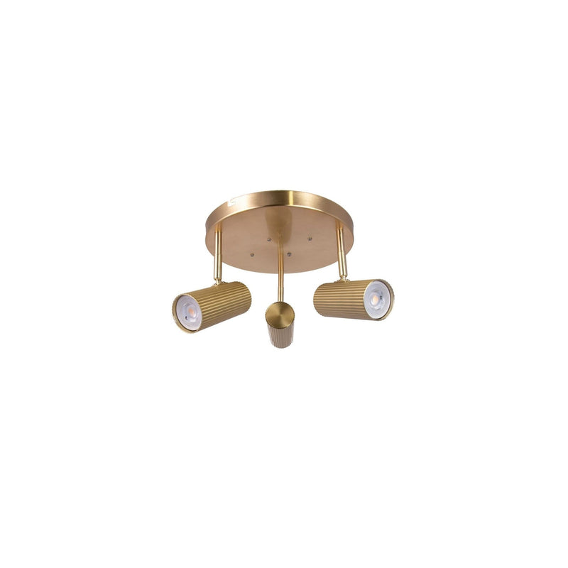 Hubble 3 taklampe rund - Messing-Taklamper-Globen Lighting-463365-Lightup.no