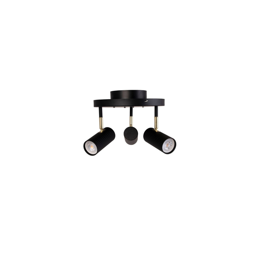 Hubble 3 taklampe rund - Svart-Taklamper-Globen Lighting-Svart-463311-Lightup.no